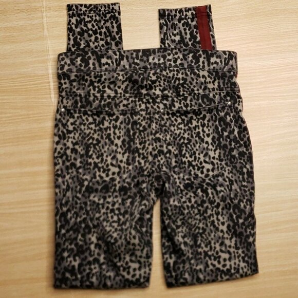 Ana & Ava Womens Leopard Print Elastic Waist Pants Small - Picture 2 of 7
